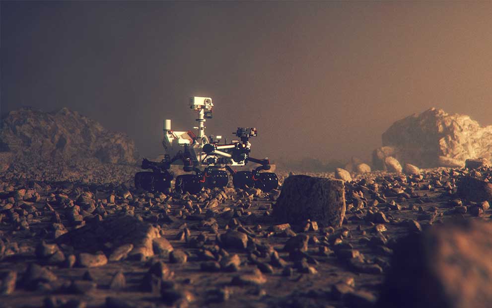 Les optiques Winlight System sont sur Mars